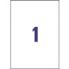 Resistant labels L4775-20 210 x 297 mm