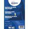 AVERY - 500 TYVEK® paper wristbands, width 19mm Fluorescent Yellow TYVYW-50