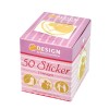 Round Gold Wedding ZDesign Stickers 56812