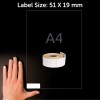 Avery Multipurpose Roll Labels AS0722550 51 x 19 mm