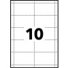Micro perforated Printable Inserts L4727-20 90 x 54 mm