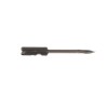 The image shows a metal needle or probe with a black handle, typically used for various applications such as sewing or medical procedures.