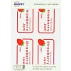 Strawberry Jam Jar Labels ASJL01