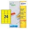 Coloured Labels, L6035, 20 sheets L6035-20 Content: 480 Labels / 20 Sheet
