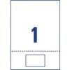 2-in-1 Invitation & Name Badge L4797-100 80 x 50 mm