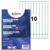 AVERY - 500 TYVEK® paper wristbands, width 19mm Fluorescent Red TYVRD-50