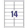 Address Labels, J8163, 10 sheets J8163-10 99.1 x 38.1 mm