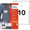 Vista® Name Badges - Plastic with  Magnet 4837G-L