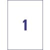 Crystal Clear labels L7784-25 210 x 297 mm
