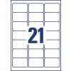 Crystal Clear labels L7782-25 38.1 x 63.5 mm