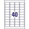 Mini Multipurpose Labels L7654-25 45.7 x 25.4 mm