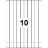 AVERY - 500 TYVEK® paper wristbands, width 19mm Fluorescent Yellow TYVYW-50