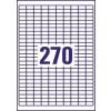 Mini Multipurpose Labels J8659-25 17.8 x 10 mm