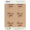 Thank You Round Kraft Stickers ATY01