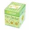 Gold Star Christmas ZDesign Stickers 56823