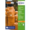 Avery B3427-20 Ultra Resistant Labels, White (A4 Sheet of 105 x 74.3 mm, 20 Labels) B3427-20
