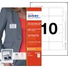 Vista ® Name Badges  - Plastic with Rotating Combi Clips, 4838G-M 4838G-M
