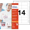 Office Name Badges - Plastic with  Clip 4840R-L