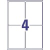 Ultra Resistant Labels B3483-50 105 x 148 mm