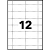 Microperforated Printable Inserts L4726-20 75 x 40 mm