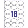 Oval Product Labels L6024REV-25 63.5 x 42.3 mm