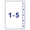Mylar Dividers, 05247061 05247061 222 x 297 mm