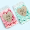 Heart shaped sweet labels