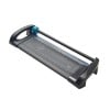This is a flat paper cutting machine with a marking table and a cutting wire for precise cuts.