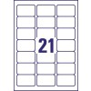 Image of a grid with squares, with a large number 21 in the middle.