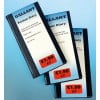 The image shows three 'Gallant' pocket diaries with artificial leather covers, priced at €1.99 each. Each diary has a description that highlights its premium quality and practicality.