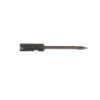 The image shows a metal needle or probe with a black handle, typically used for various applications such as sewing or medical procedures.