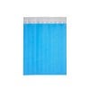 The image shows a stack of blue disposable paper sheets, possibly for use in medical or hygienic settings. Each sheet has a numeric code printed on the top, indicating a sequence.