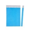 The image shows a set of blue adhesive labels or tags, arranged in a row with serial numbers printed on top.